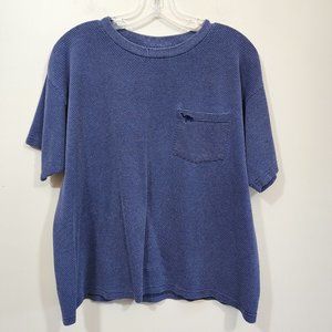 Camel Cigarettes vintage 1996 textured short sleeve shirt with embroidered Joe L